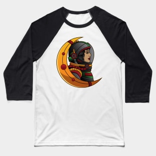 astronaut female traditional moon Baseball T-Shirt